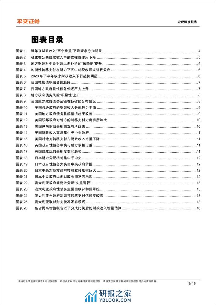 宏观深度报告：财税体制改革，现状、经验与展望-240325-平安证券-18页 - 第3页预览图