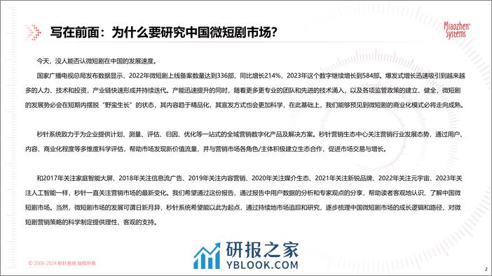 中国微短剧市场发展研究报告-秒针系统&中国广告协会-2024.2-65页 - 第2页预览图