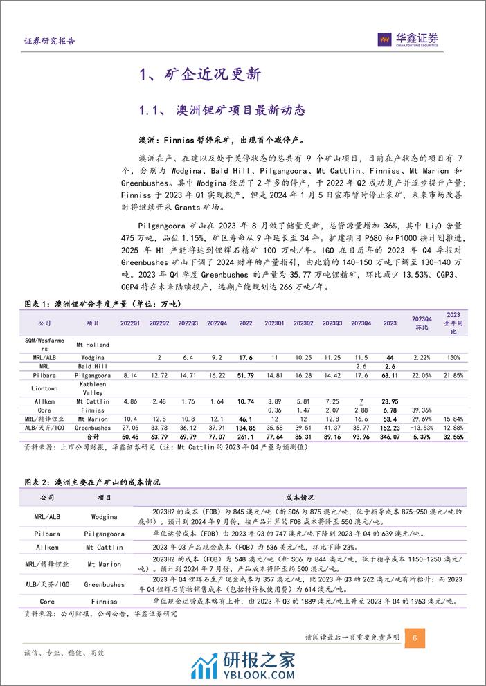 小金属行业深度报告-锂价寻底之旅-全球锂资源供应最新盘点-华鑫证券 - 第6页预览图