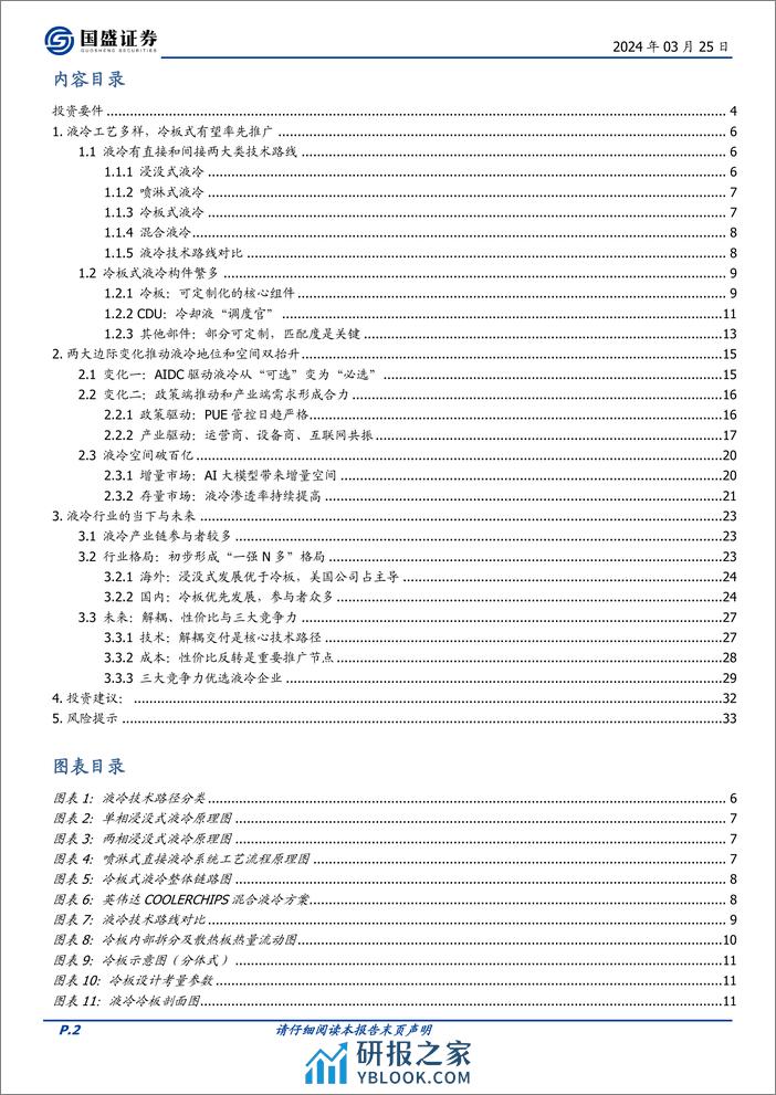 国盛证券：AI算力下的液冷——从“可选”到“必选”之路 - 第2页预览图