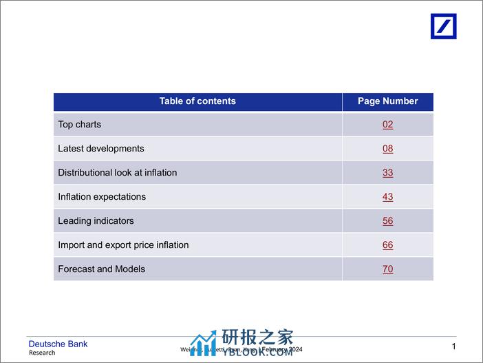 Deutsche Bank-US Economic Chartbook US Inflation Outlook Heartbreak hote...-106565865 - 第2页预览图