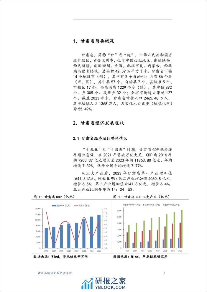 甘肃省区域经济发展研究报告：紧抓“四强”行动，谋求高质量发展-240322-华龙证券-22页 - 第4页预览图