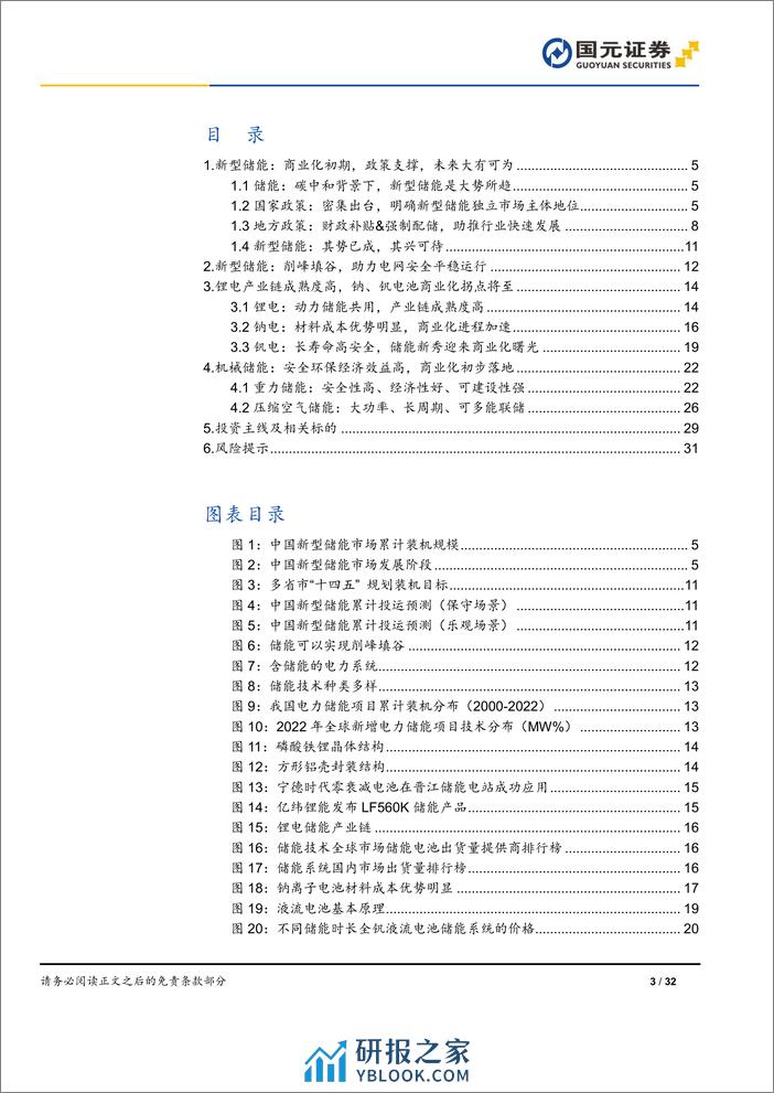 2024年储能策略报告：储能市场旭日东升，技术类型百花齐放-国元证券 - 第3页预览图