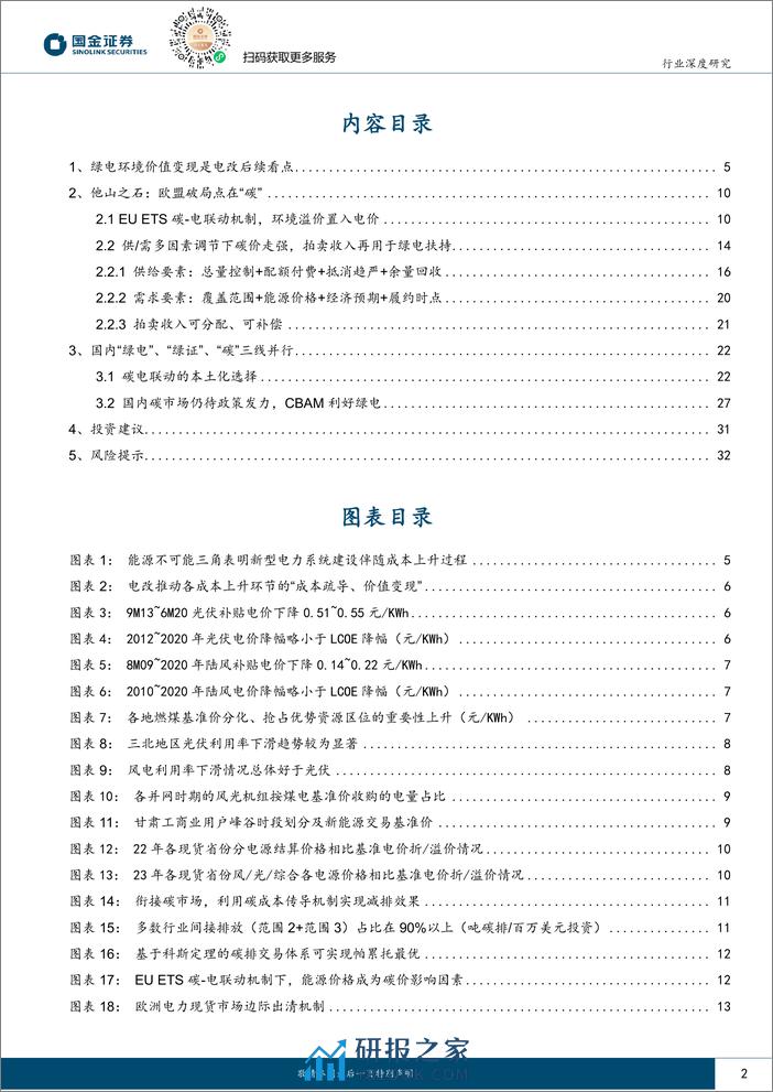 公用事业及环保产业行业研究-海外视角看-新能源环境价值如何变现？-国金证券 - 第2页预览图