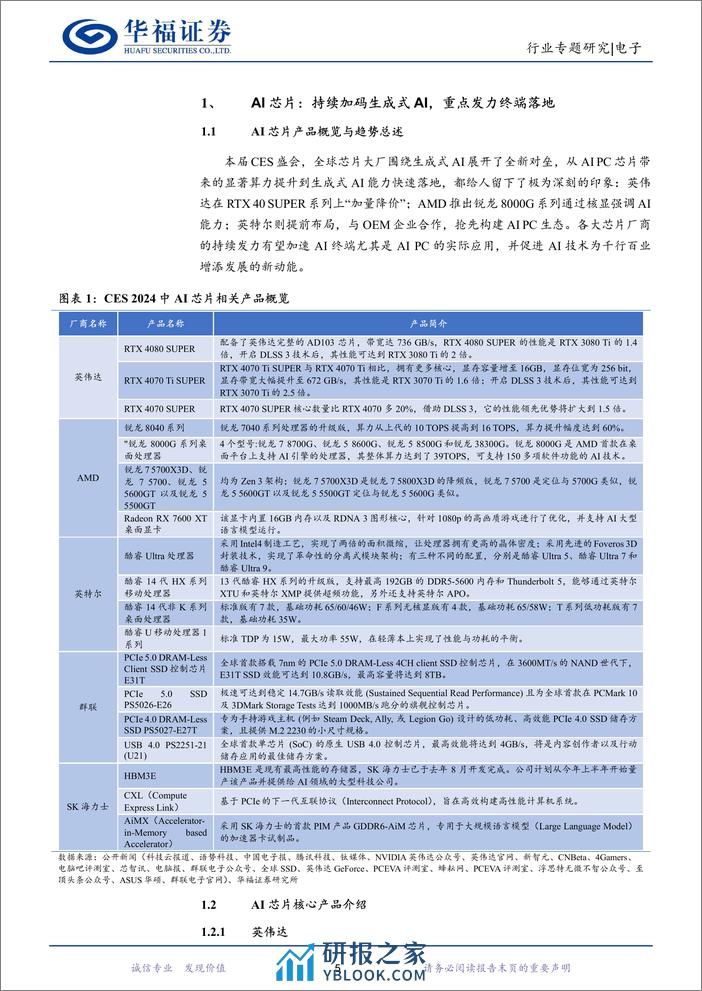 2024 CES大会行业专题报告：AI深度赋能，产业创新纷呈 - 第5页预览图