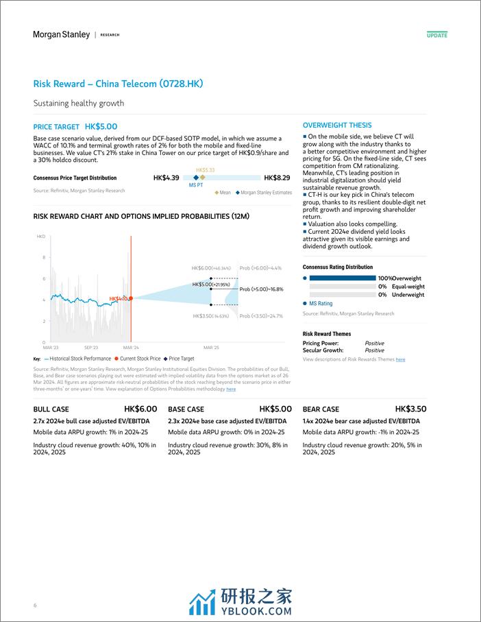 Morgan Stanley-China Telecom Visible and Attractive Dividend Growth-107237940 - 第6页预览图