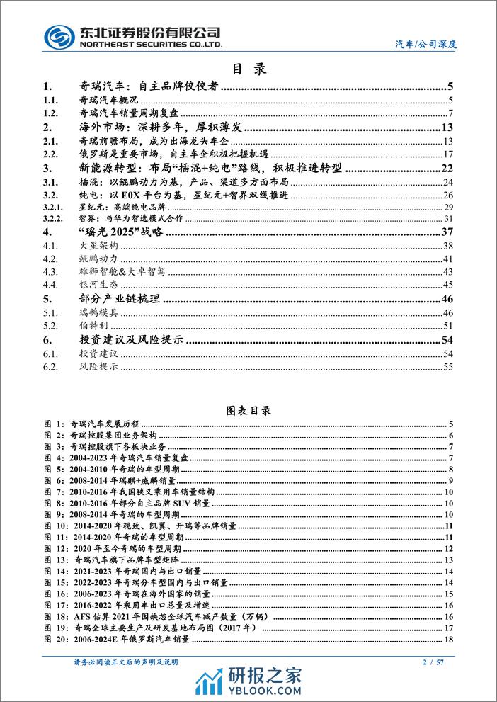 奇瑞汽车行业深度报告：出海持续增长，新能源转型高弹性 - 第2页预览图