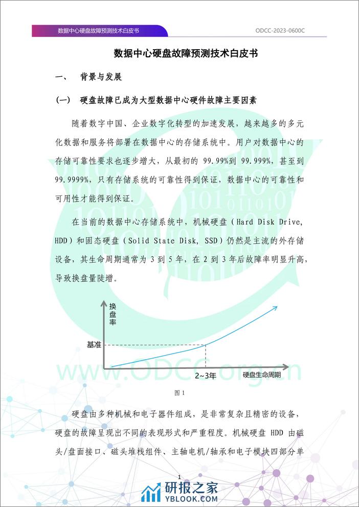 数据中心硬盘故障预测技术白皮书 - 第7页预览图