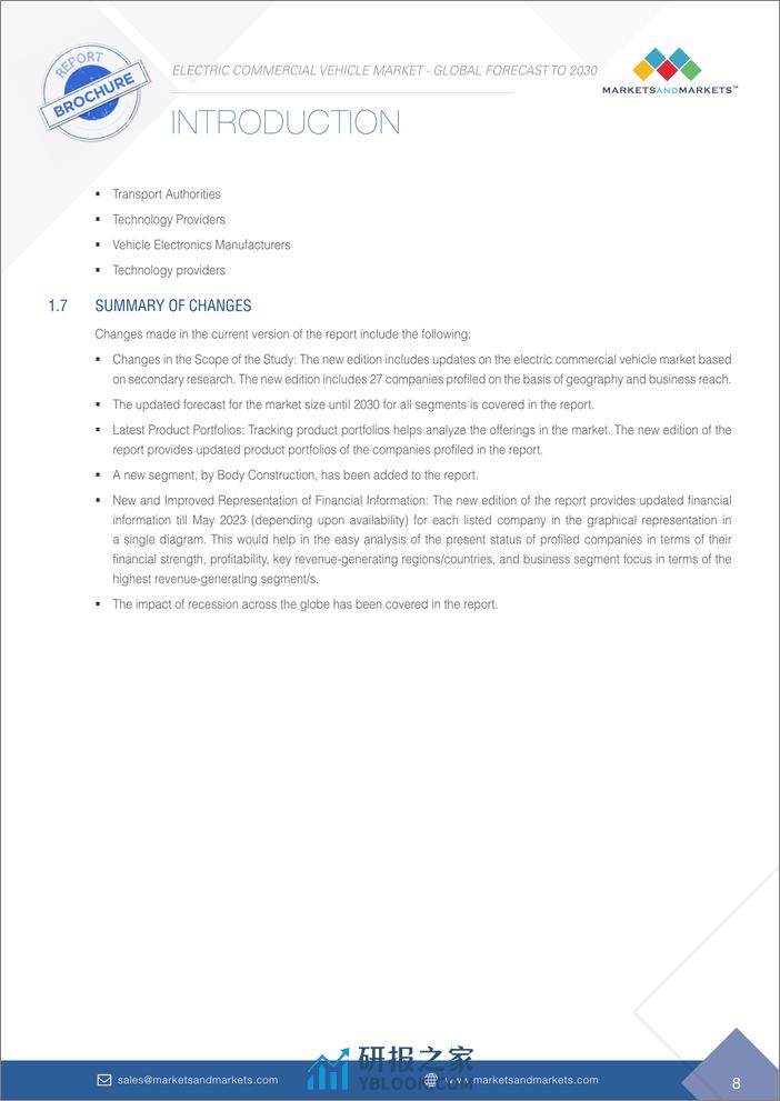 全球电动商用车市场预测2030 - 第8页预览图