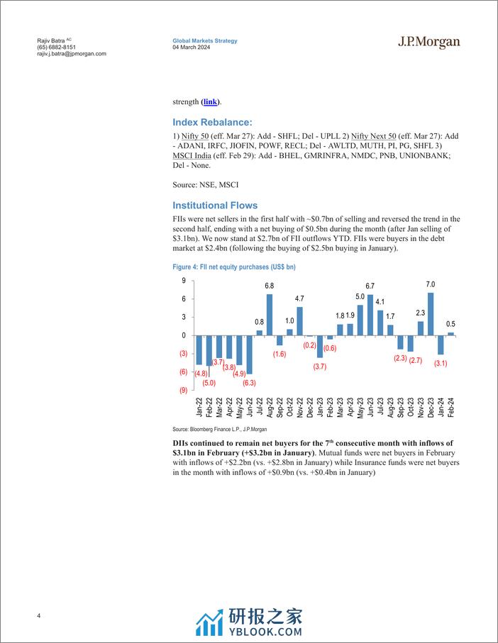 JPMorgan-India Equity Strategy February 2024 Wrap – Scaling new highs-106834724 - 第4页预览图