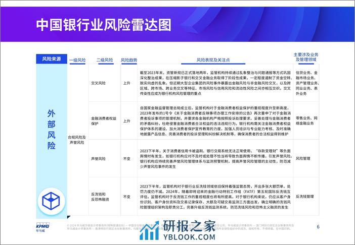 2024年银行业风险雷达图 - 第6页预览图