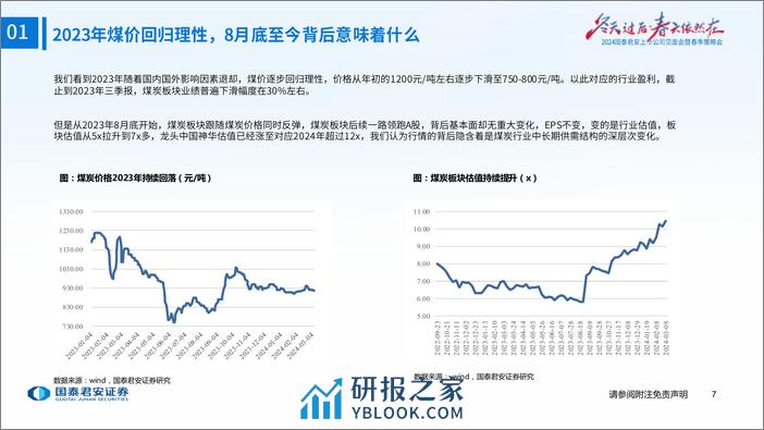 煤炭行业2024年春季策略：不一样的煤炭股，不一样的方法论-240325-国泰君安-29页 - 第8页预览图