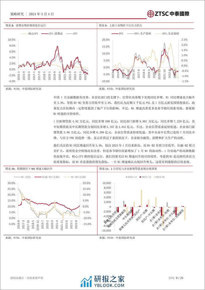 2024年3月港股市场策略展望：政策红利值得期待，结构性机会突出-20240304-中泰国际证券-26页 - 第8页预览图