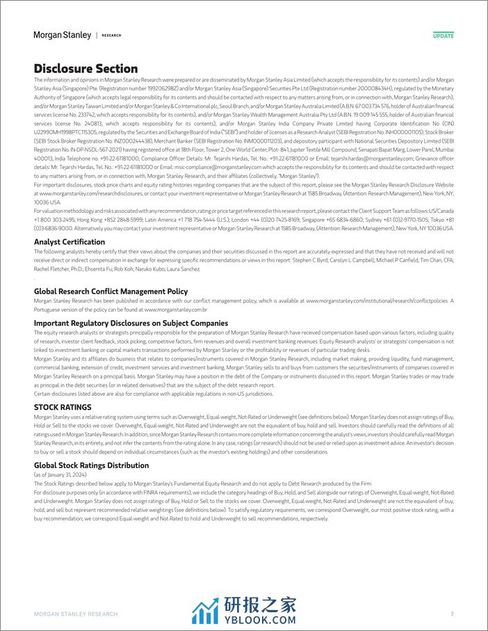 Morgan Stanley Fixed-Asia Sustainability Sustainability Fund Flows Turn Positive...-106555609 - 第7页预览图