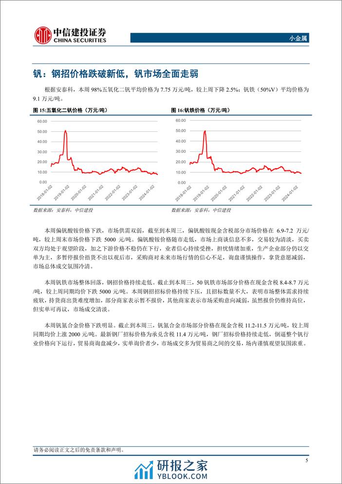 小金属行业：矿山停产加剧原料偏紧态势，光伏排产提升锑价蓄势待发-240407-中信建投-10页 - 第6页预览图