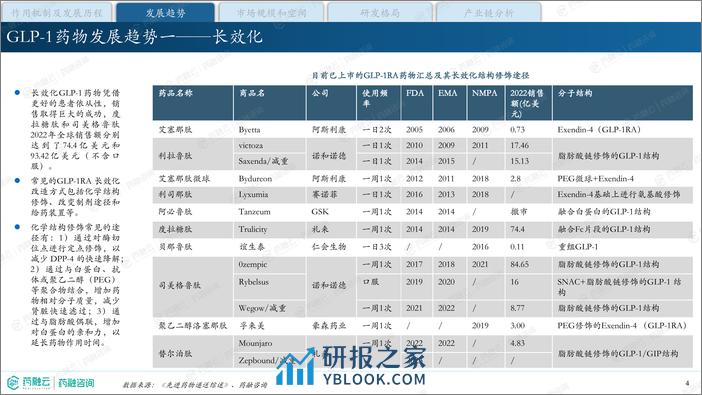 降糖减重明星药—GLP-1产业现状与未来发展报告-药融咨询 - 第4页预览图