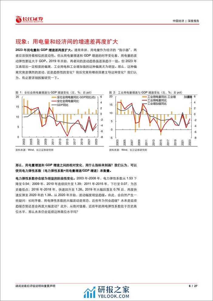 长江证券-如何理解用电和经济关系的变化？ - 第6页预览图