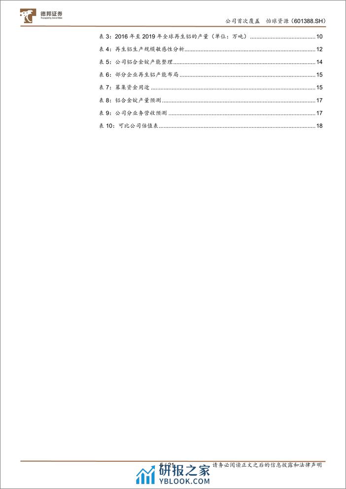 深度报告-20240125-德邦证券-怡球资源-601388.SH-铝资源再生领域龙头企业_印尼项目扩产打开成长空间_21页_1mb - 第5页预览图