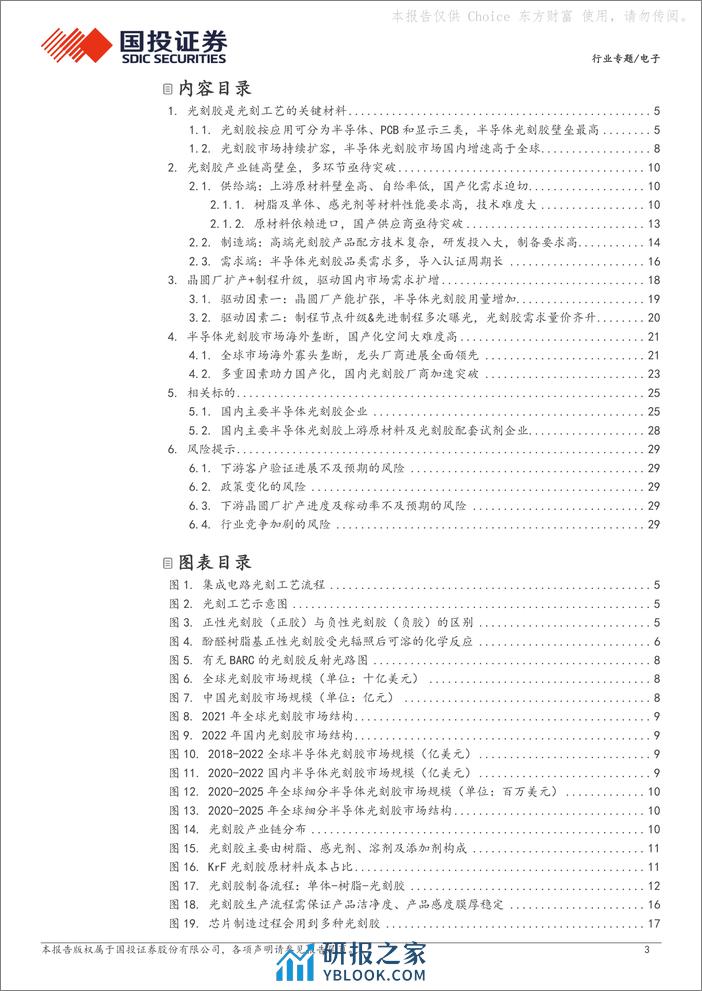 电子：高端国产替代系列--光刻胶：半导体制造核心材料，国产替代突围在即 - 第3页预览图