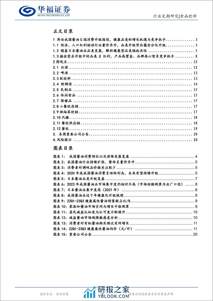 华福证券：食品饮料行业-再论我国酱油C端消费升级路径-探寻品类β机遇 - 第2页预览图