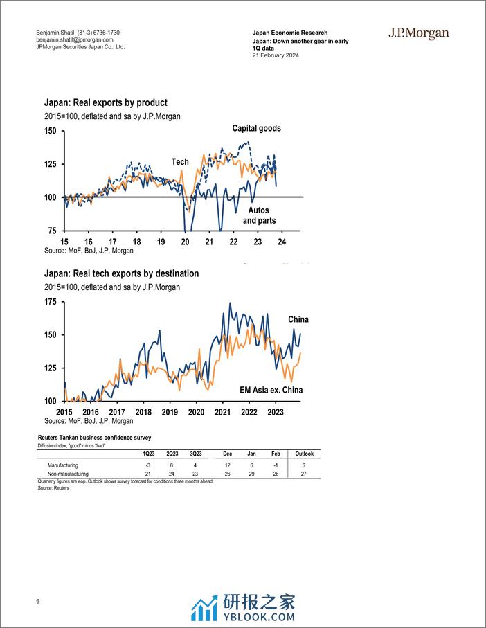 JPMorgan Econ  FI-Japan Down another gear in early 1Q data-106611513 - 第6页预览图