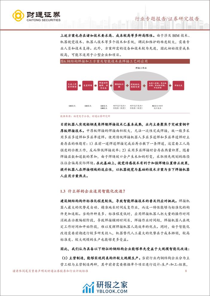 建筑装饰行业专题报告：钢结构“智”造降本空间有多少？ - 第8页预览图