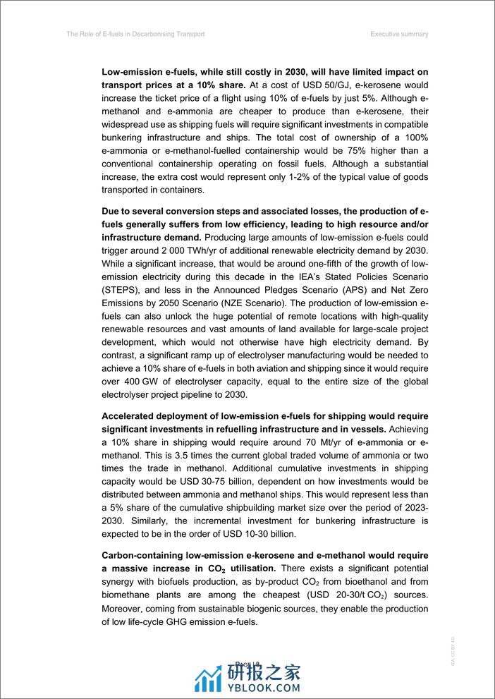 国际能源署-电子燃料在运输脱碳中的作用【英文版】 - 第8页预览图