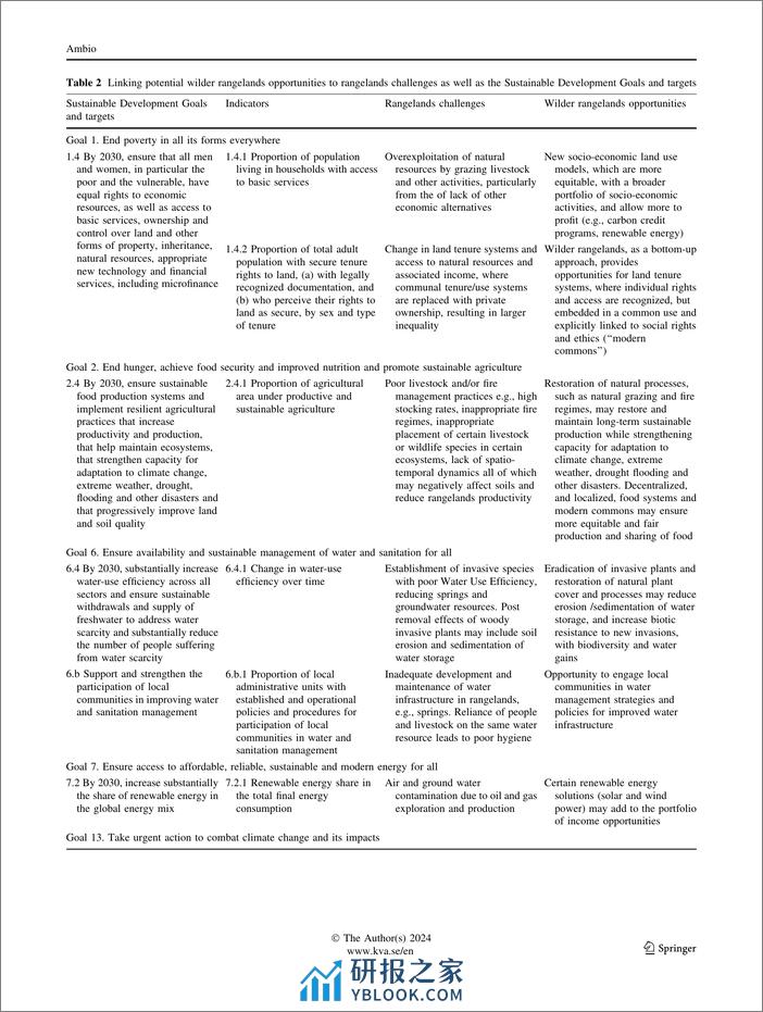 荒野牧场作为自然气候机遇：将气候行动与生物多样性保护和社会转型联系起来 - 第7页预览图