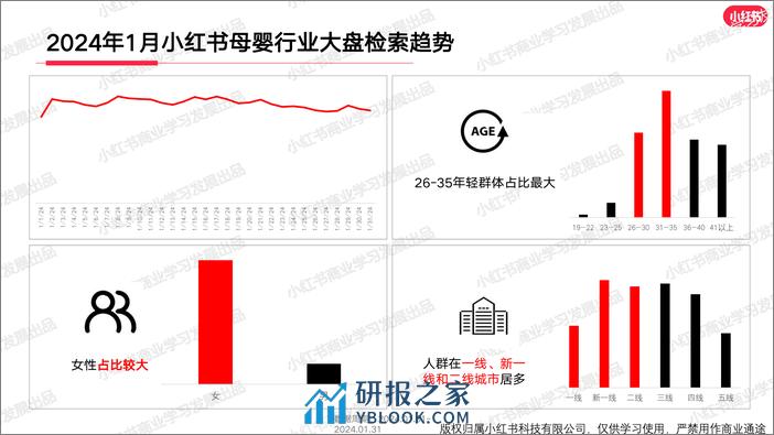 小红书母婴行业月报（2024年1月） - 第4页预览图