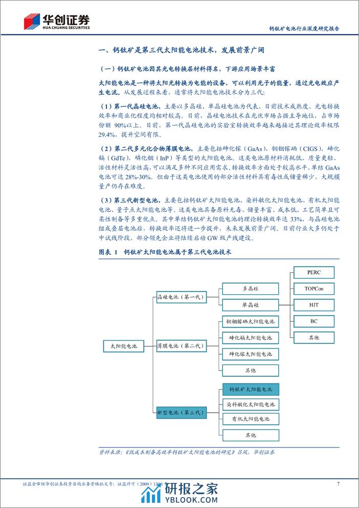 钙钛矿电池行业深度研究报告：钙钛矿产业化进程提速，奔赴星辰大海 - 第7页预览图