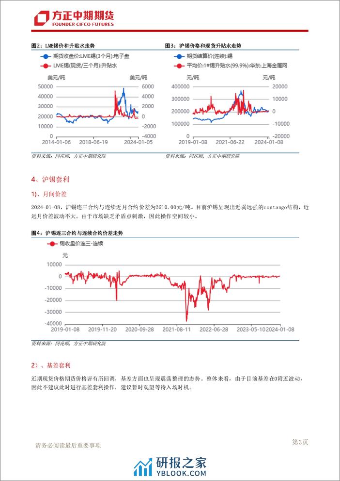 方正中期期货-锡日常报告-240108 - 第4页预览图