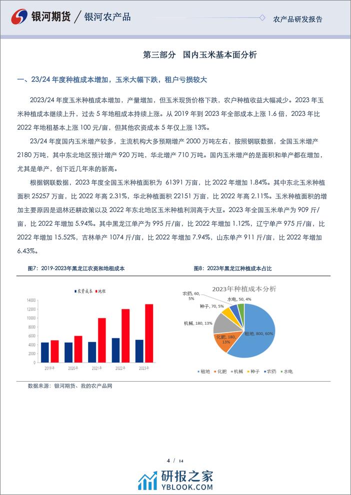 玉米&淀粉报告：玉米底部震荡 存在做多机会-20240126-银河期货-14页 - 第4页预览图