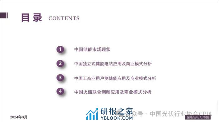 中国储能市场现状及应用研讨PPT--光伏业协会 - 第2页预览图