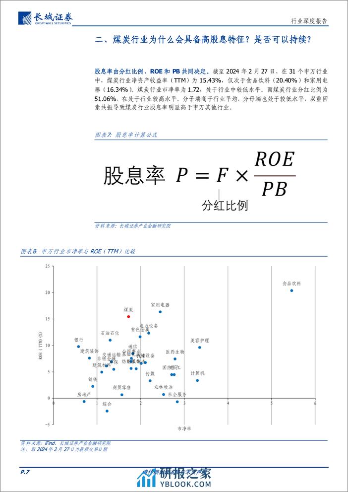 煤炭行业高股息特征再探讨：拥抱确定性-240319-长城证券-21页 - 第6页预览图