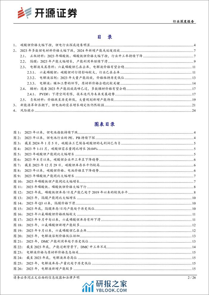 基础化工行业深度报告：碳酸锂价格见底迹象明显，锂电材料或迎来补库周期 - 第2页预览图