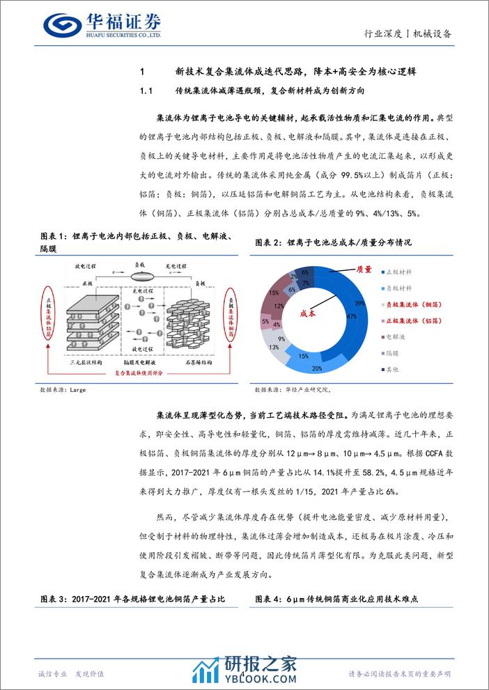 机械设备行业：复合铜箔产业化在即，挖掘确定性发力机遇 - 第4页预览图