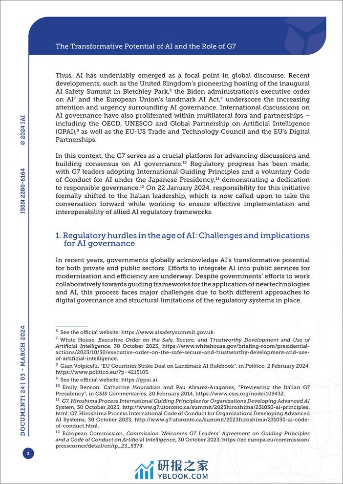 国际事务研究院-人工智能的变革潜力与七国集团的作用（英）-2024.3-12页 - 第3页预览图