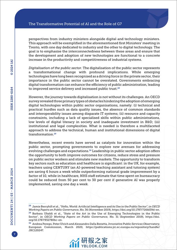 国际事务研究院-人工智能的变革潜力与七国集团的作用（英）-2024.3-12页 - 第7页预览图