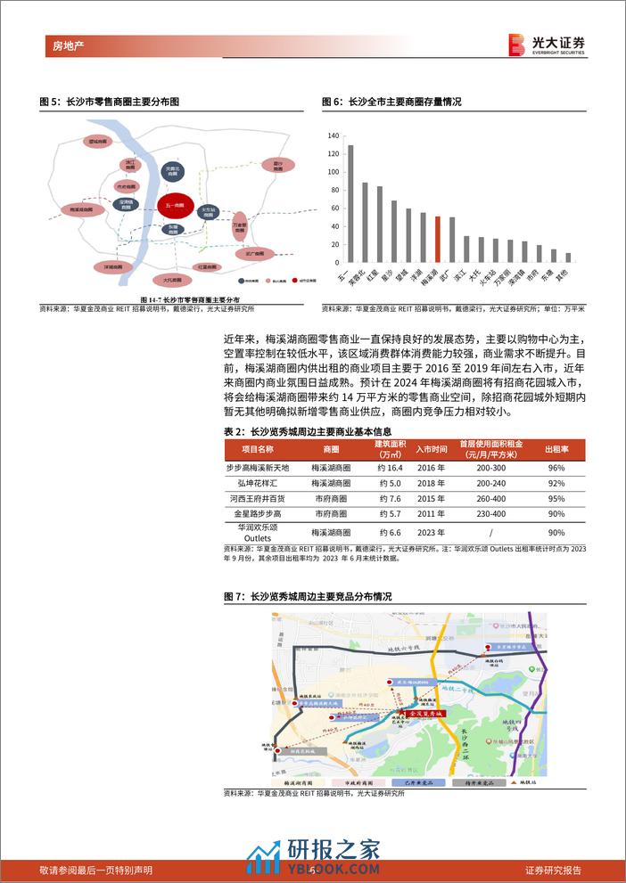 房地产行业消费类公募REITs系列报告(1)：华夏金茂商业REIT成功上市，开启金茂商业体系发展新篇章-240320-光大证券-14页 - 第6页预览图