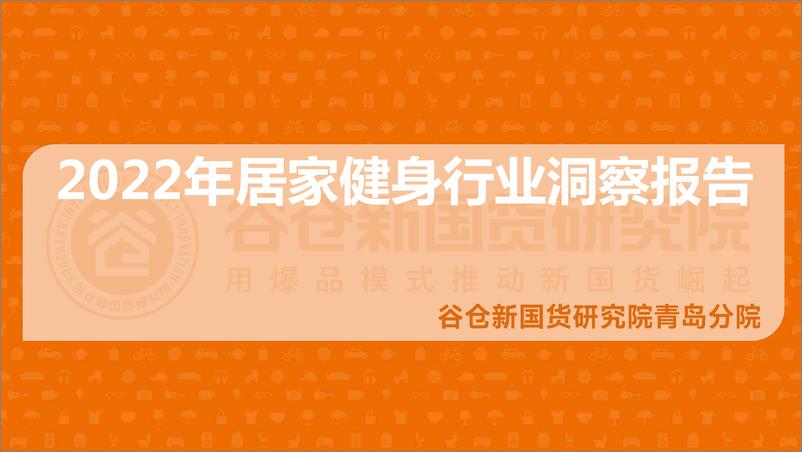 报告《2022居家健身行业洞察0624-谷仓新国货研究院青岛分院》的封面图片