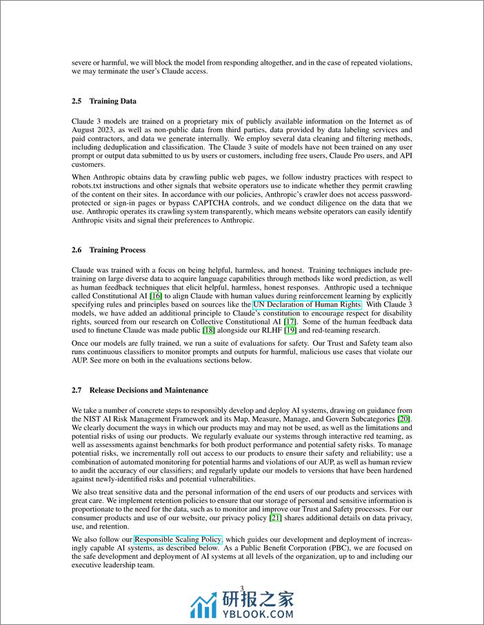 AnthropicClaude3技术报告（英） - 第3页预览图