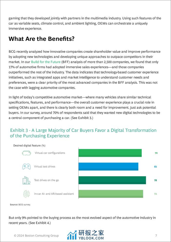 BCG：创新改变了汽车，但尚未改变购车体验 - 第7页预览图