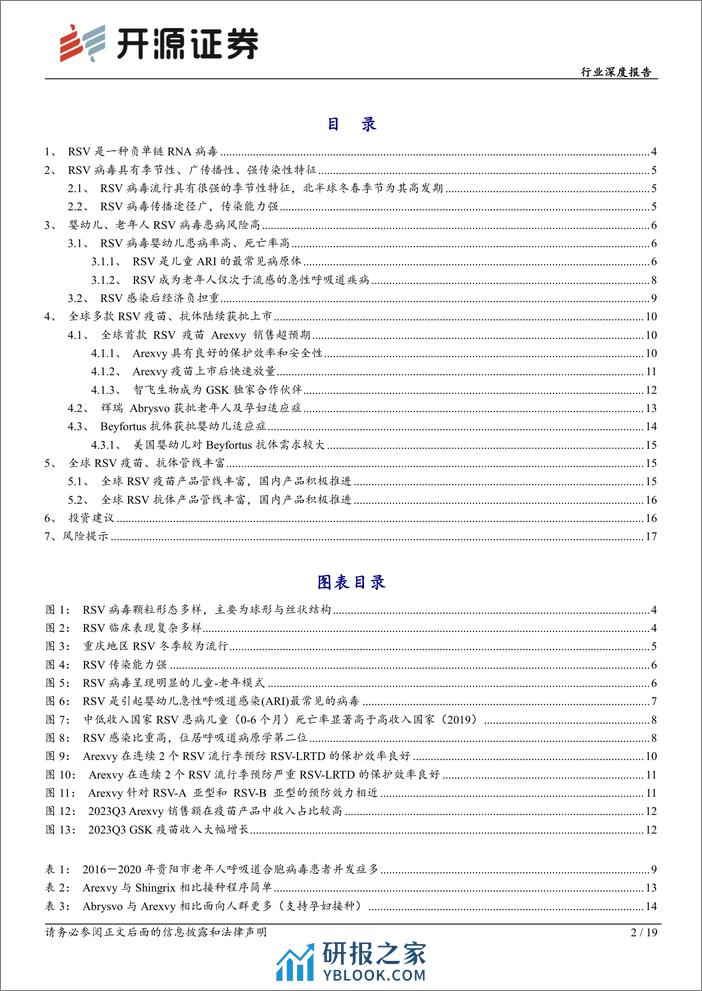 开源证券：生物制品行业深度报告-掘金蓝海市场-RSV疫苗前景广阔 - 第2页预览图