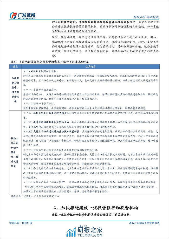 非银金融行业：强监管防风险系列举措推出，资本市场高质量发展可期-240316-广发证券-17页 - 第8页预览图