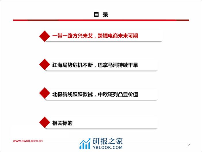 中欧班列研究报告：跨境物流行业 - 第4页预览图