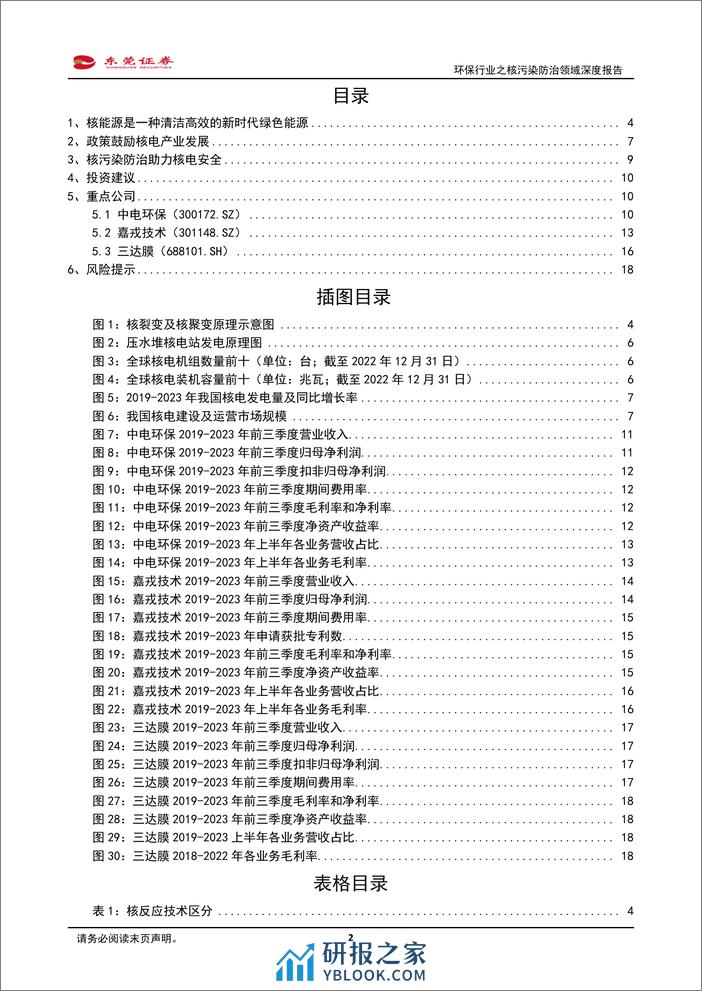 环保行业之核污染防治领域深度报告：核电之光下的绿色保障 - 第2页预览图