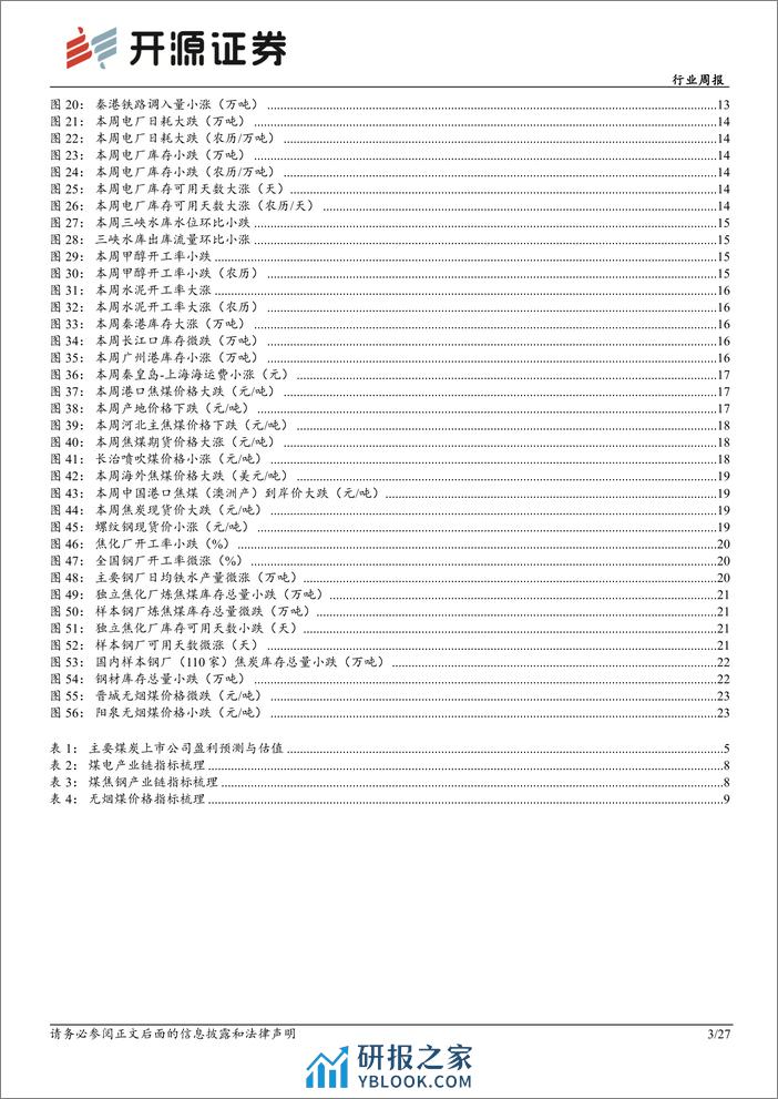 煤价或企稳，煤炭核心价值资产有望再起-开源证券 - 第3页预览图