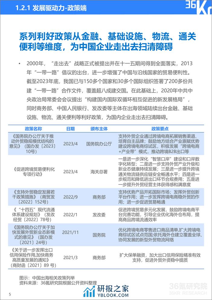 36氪研究院：2023-2024年中国企业出海发展研究报告-善汇创新之智，中国企业出海步入4.0阶段 - 第6页预览图