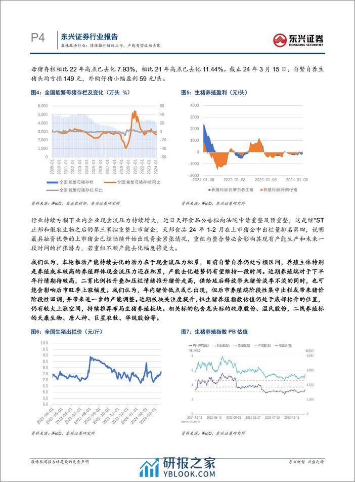 农林牧渔行业生猪养殖行业月度跟踪：情绪推升猪价上行，产能有望波动去化-240325-东兴证券-10页 - 第3页预览图