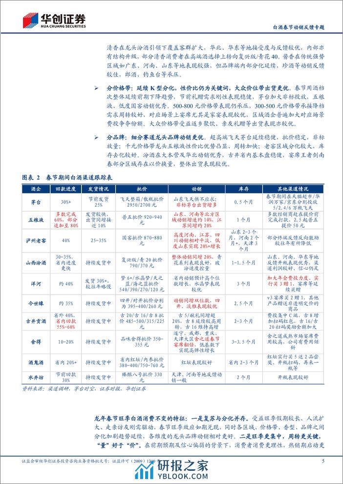 白酒春节动销反馈专题：量增价稳，符合预期 - 第5页预览图